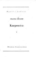 Cover of: Karpowicz by Stanisław Michalski