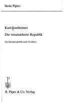 Cover of: Die verunsicherte Republik: d. Bundesrepublik nach 30 Jahren
