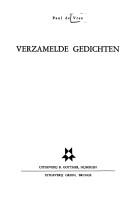 Cover of: Verzamelde gedichten