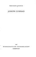 Cover of: Joseph Conrad
