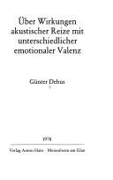 Cover of: Über Wirkungen akustischer Reize mit unterschiedlicher emotionaler Valenz