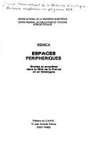 Cover of: Espaces périphériques: études et enquêtes dans le Midi de la France et en Catalogne