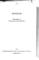 Cover of: Ästhetik