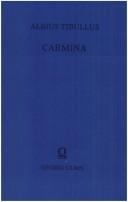 Cover of: Carmina by Albius Tibullus