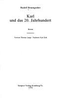 Cover of: Karl und das 20. Jahrhundert: Roman