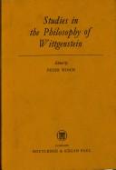 Cover of: Studies in the philosophy of Wittgenstein