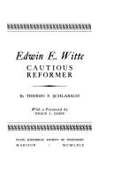 Cover of: Edwin E. Witte; cautious reformer