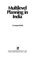 Cover of: Multilevel planning in India