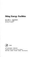 Cover of: Siting energy facilities