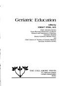 Cover of: Geriatric education