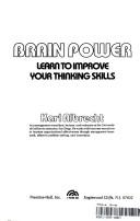 Cover of: Brain power by Karl Albrecht