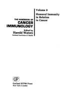 Cover of: Humoral immunity in relation to cancer by edited by Harold Waters.