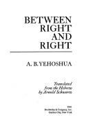 Cover of: Between right and right