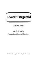 Scott Fitzgerald by André Le Vot