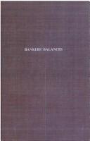 Cover of: Bankers' balances