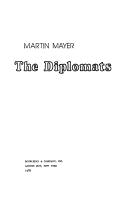 Cover of: The diplomats by Martin Mayer
