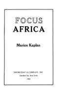 Cover of: Focus Africa