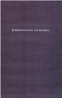 Cover of: Business finance and banking