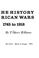 Cover of: The history of American wars from 1745 to 1918