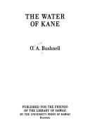 Cover of: The water of Kane