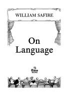 Cover of: On language