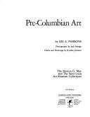 Cover of: Pre-Columbian art by Lee A. Parsons, Lee A. Parsons