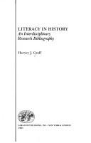 Cover of: Literacy in history: an interdisciplinary research bibliography