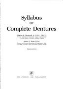 Cover of: Syllabus of complete dentures by Heartwell, Charles M.