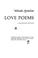 Cover of: Love poems