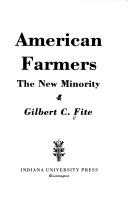 Cover of: American farmers: the new minority