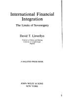 Cover of: International financial integration: the limits of sovereignty
