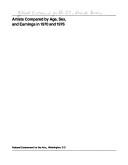 Cover of: Artists compared by age, sex, and earning in 1970 and 1976. by National Endowment for the Arts. Research Division.