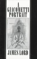 Cover of: A Giacometti portrait by James Lord