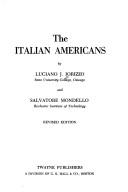 Cover of: The Italian Americans by Luciano J. Iorizzo