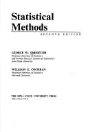 Statistical methods by George Waddel Snedecor