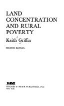 Cover of: Land concentration and rural poverty
