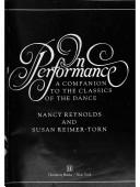 Cover of: In performance: a companion to the classics of the dance