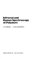 Cover of: Infrared and Raman spectroscopy of polymers by H. W. Siesler