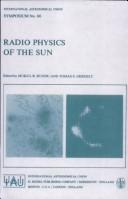 Cover of: Radio physics of the sun by edited by Mukul R. Kundu and Tomas E. Gergely.
