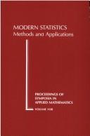 Modern statistics, methods and applications by American Mathematical Society Short Course on Modern Statistics: Methods and Applications (1980 San Antonio, Tex.)