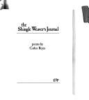 Cover of: The shingle weaver's journal by Carlos Reyes