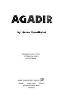 Cover of: Agadir