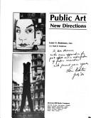 Cover of: Public art: new directions
