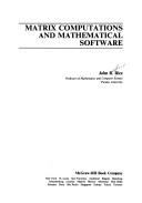 Cover of: Matrix computations and mathematical software