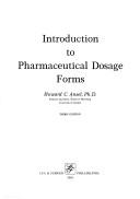 Cover of: Introduction to pharmaceutical dosage forms by Howard C. Ansel