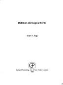 Cover of: Deletion and logical form