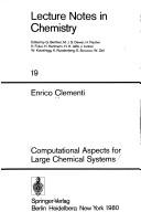 Cover of: Computational aspects for large chemical systems