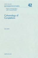 Cover of: Cohomology of completions | Saul Lubkin