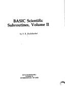 Cover of: BASIC scientific subroutines by F. R. Ruckdeschel