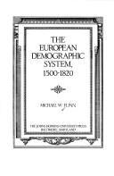 Cover of: The European demographic system, 1500-1820